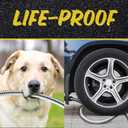 Bionic Steel Pro 25 FT Garden Hose with Nozzle, 304 Stainless Steel Metal Water Hose 25Ft, Flexible Hose, Kink Free, Lightweight and Durable, Crush Resistant Fitting, Easy to Coil, 500 PSI 2025 Model