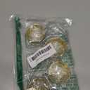 Elegance Napkin Rings with Crystal, Gold, Set of 4