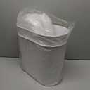 2 Pack 5 Gallon Bathroom Can with Lid, Automatic Motion Sensor White Can, Touchless Slim Waterproof Garbage Bin for Kitchen, Bedroom, Office, and Bathroom