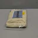 Queen Bed Skirt, Wrap Around Bed Skirt with Pleated Corner, 14 Inch Drop Pleated Waffle Weave Bedskirts, Anti-Slip, Microfiber, Ivory, 14'' Queen