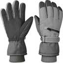 Winter Ski Gloves for Men & Women - Waterproof Thermal Windproof with Touchscreen,Non-Slip Grip for Outdoor Skiing Hiking Snowboard