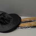 Panitay 6 Pieces Halloween Witch Broom Hat Set, Includes 3 Pcs Realistic Witch Brooms and 3 Pcs Black Hats, Halloween Accessories for Party Cosplay Props Costume Accessories