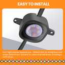 Mounts Clips for Govee Pro Permanent Outdoor LED Lights H706, Bracket Holder for Govee Pro Version Outdoor LED Light (Black, 40