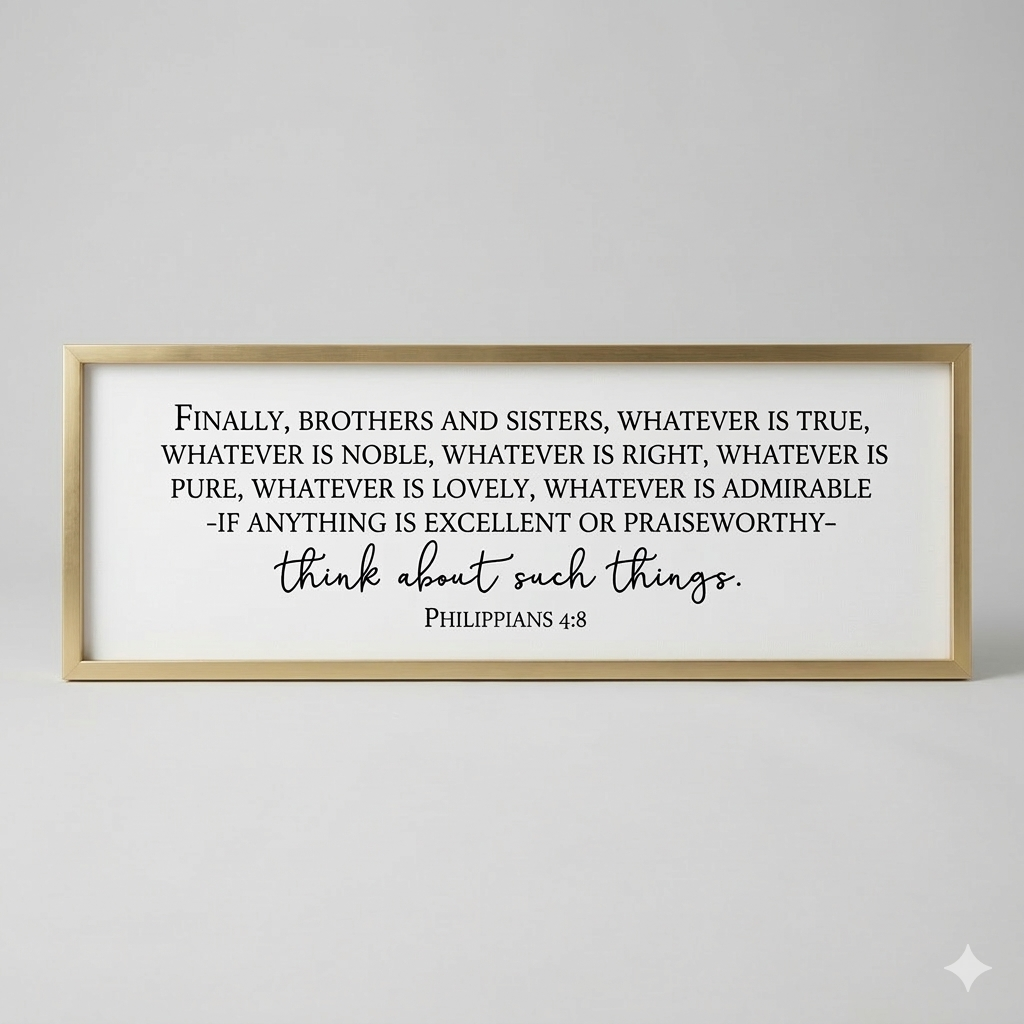 Bless the Food Before Us Wall Decor Art 24"X10" for Dining Room Kitchen Wall Wooden Framed Sign (Black)