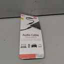 GE 3.5mm Auxiliary Audio Cable 6ft, Black, 33572 (1 Pack)