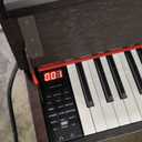 WENCAI 88 Key Electric Piano Velocity-Sensitive Keyboard, 88 Keys Home Upright Digital Pianos, Wooden Electronic Piano for Beginner Adult with 3 Pedals, Supports USB-MIDI/Wireless Connect, Black