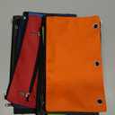 16 Pencil Pouches for 3 Ring Binder Bulk Pencil Bags with Zipper, Large Binder Pencil Pouch Bundle for School, Offices, Budgeting