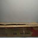 6.5ft Green Flocked Hinged Artificial Christmas Tree w/Metal Stand Green