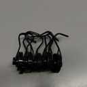 E BAVITE Black Swivel Swing Magnetic Hooks 120LB Refrigerator Magnet Hook 10 Pack Strong Neodymium Magnet Hook for Magnets Surfaces 67.5mm(2.66in) in Length