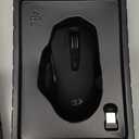 Redragon M656 Gainer Wireless Gaming Mouse, 4000 DPI 2.4Ghz Wireless Mouse w/ 5 DPI Levels, 7 Macro Buttons, Red LED Backlit & Pro Software/Drive Supported, for PC/Mac/Laptop