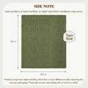 Carriediosa Chunky Knit Throw Blanket 60" X 80" Twin, 100% Hand Made Large Chenille Loop Yarn Soft Fluffy Throws for Couch Sofa Bed, Big Crochet Cozy Heavy Thick Cable Woven Blankets, Olive Green