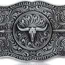 Western Belt Buckles Men - Cowboy Big Belt Buckle Vintage Mens Belt Buckles Gifts for Men & Women