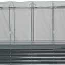 Vego garden 2' x 8' (9 in 1) Cover Netting System, 35% Shading Rate for Plant Protection, Pest Control Frame Cover Kit, Durable & Heavy-Duty Garden Cover (Garden Beds Not Included)
