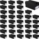 36pcs Mini Shoe Gifts Boxes, Black Sports Theme Party Gifts Box Small Gift Case Small Sneaker Boxes Party Favor Box for Cookies Snacks Candies