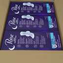 Poise Overnight Ultra Thin Incontinence & Postpartum Pads with Wings for Bladder Leaks, 8 Drop Extra Absorbent, Long Length, 60 Count (3 Packs of 20)