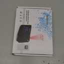 SMARTRO SC31B Digital Projection Alarm Clock with Weather Station, Indoor Outdoor Thermometer for Bedrooms, USB Charger, AC Battery Operated