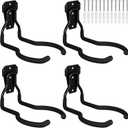 4pcs Weedeater Rack, Tool Hangers for Garage wall Mount Power Garage Hooks String Trimmer Hanger Garden Power Tool Hangers for Hanging Garages Storage Hooks wall Hook Utility Hook