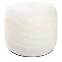 Small Pouf Ottoman Foot Rest Footstool and Ottomans Small for Couch Foot Stools for Living Room Boho Couch Ottomans White Beige Pouf Ottoman 23x23 Foot Rest Poufs Footstool