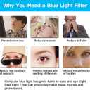Anti Glare Screen Protector for 43 Inches TV, Matte Film Anti Blue Light Protectors Relieve Screen Filter Relieve Eye Fatigue for LCD, LED, OLED & QLED 4K HDTV
