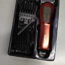 TCMKY Hair Clippers for Men Professional Clippers for Men Cordless&Corded Barber Clippers for Hair Cutting & Grooming. Rechargeable Hair Trimmer Kit for Household (Red)