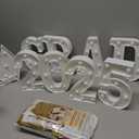 Graduation Decorations 2025, 2 LED Long Marquee Light Up Letters 'GRAD' and '2025' & Grad Cap , Graduation Party Decorations, Class of 2025