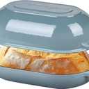 VORRINGARD Enameled Cast Iron Sourdough Bread Oven, Dutch Oven, Loaf Cast Iron Bread Pan for Homemade Bread Baking, Meatloaf Pan with Lid, 5QT, Sea Salt