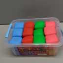 24 Pack Slow Rising Stress Cube, Large Size Dough Stress Balls Fidget Toys for Stress Relief, Pull Stretch Fidgets for Classroom Prize Box Toys, Classroom Reward for Student