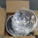 Wok pan,Hybrid 12 inch Wok with Lid, PFOA Free Cookware,non stick Stainless Steel Woks & Stir-fry pans Nonstick, Dishwasher and Oven Safe, Works on Induction