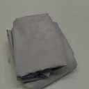 Microfiber Sheet Set Full Size, Brushed Microfiber Bed Sheets- Super Soft, Easy to Care for, Breathable, Cooling, Deep Pocket Fitted Sheet, Flat Sheet, and 2 Pillowcases(Silver Gray,Full)