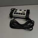 Heavy Duty Power Strip with USB, Workshop 8 Outlet Surge Protector 2700 Joules, Grey Industrial Metal 15Amp Power Strip, 12 FT Extension Cord and Wide Spaced.