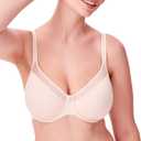Bali Women's Underwire Bra, One Smooth U Ultra Light T-Shirt Bra, Convertible Bra (36C), Light Beige 