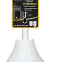 Korky BeehiveMAX Hideaway - Heavy Duty Toilet Plunger with Holder - Drip Free Carry - Seals All Bowl Shapes  Powerful Clog Removal, 97-5 (White)