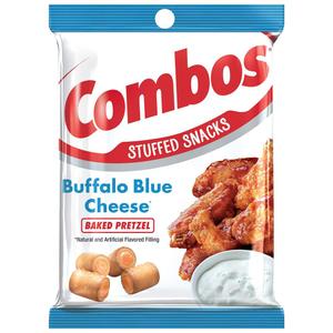 COMBOS Buffalo Blue Cheese Pretzel Baked Snacks 6.3-Ounce Bag
, Best By 05/2026