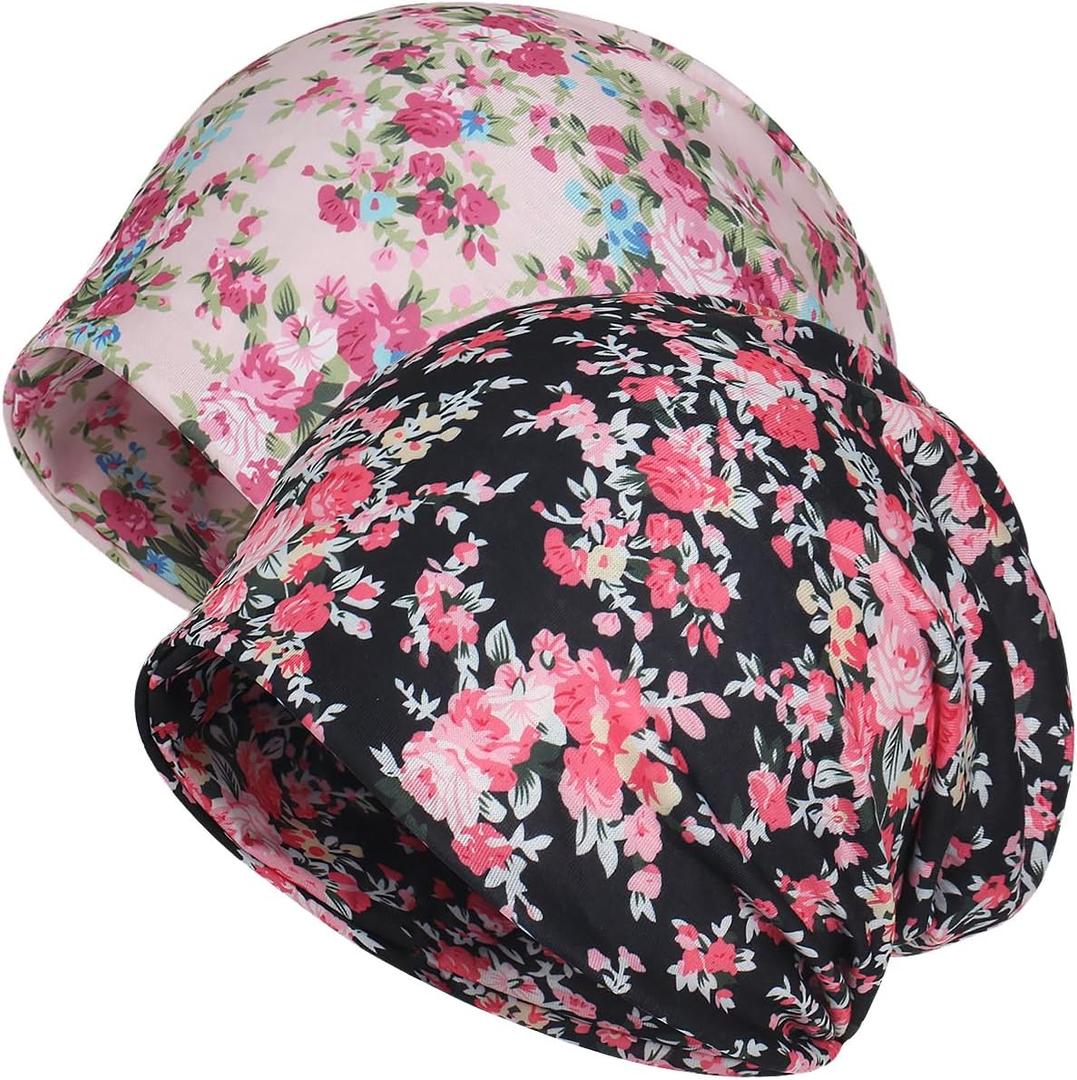 Jemis Sweet Heartwarming Breast Cancer Beanie Hat, Romantic Knitted Hat, Cancer Headwear Caps Baggy Skull Sleep Scarf (2 Pack Black & Pink) Jemis Sweet Heartwarming Breast Cancer Beanie Hat, Romantic Knitted Hat, Cancer Headwear Caps Baggy Skull Sleep Scarf (2 Pack Black & Pink)