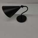 Modern Soft Black Wall Sconces with Movable Metal Shape, Goose Neck Style Metal Bedside Lamp Wall Light Fixture, Room Decor Picture Light, Bedroom Decor Reading Light, Wall lamp for Bathroom