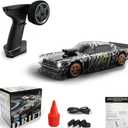 1/43 RC Drift Car, Mini Fast Small Remote Control Car with Gyroscope, 2.4GHz 4WD Full Proportional High Speed Micro Hobby RC Cars with Lights Racing Tires, Toy Model Gift for Adults Kids Boys Girls