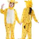 MICHLEY Adorable Animals Cosplay Costume for Kids 3-12Years Soft Breathable & Skin Friendly Halloween Birthday Party (9-10Years, Giraffe)