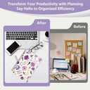 2 x 2026 Planner, Weekly and Monthly Calendar Planner Agenda, Jan 2026 - Dec 2026, Planning Academic Book, Office Desk Accessories and School Supplies - A5 (6.3'' x 8.5'') (Violet)