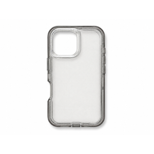 Protective Case for iPhone 13 Pro Max, Clear Back with Black Trim
