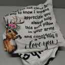 ITFRO Son Gift Flannel Fleece Throw Blanket Pillow Cover Set 50x60 Inch Ultra Soft Polyester Blanket 18x18 Inch Plush Pillow Case All Seasons for Birthday Christmas (Son)