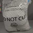 Cooling Side Sleeper Pillow for Neck and Shoulder Pain, Luxury Shredded Memory Foam Curved Bed Pillows for Sleeping Set of 2- Adjustable King Size- Washable Cover Crescent White