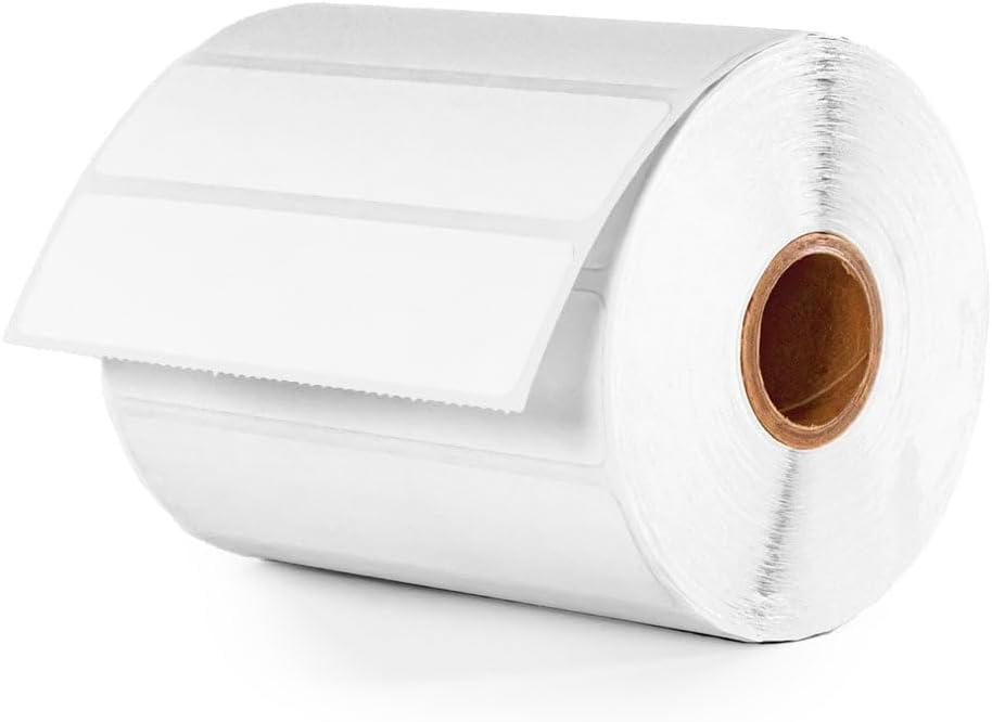 Online Label 4"x 1.5"RC/ 950 Labels, 1"Core/ 4"OD Perf Inches Desktop Thermal Transfer Labels, Thermal Ribbon Required