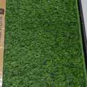 Dog Grass Pad with Tray Medium 3121, Dog Litter Box with Odor Free Artificial Grass Pee Pads for Dogs Potty Tray with Hemmed Edge, Realistic for Indoor Balcony