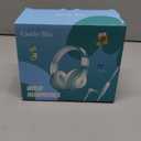 Candy Bila Kids Headphones, Wired Headphones for Kids Over Ear with Microphone, 85/94dB Volume Limiter Headphone for Girls Boys, Foldable Headphone for Learning & Entertainment,Gradient Purple