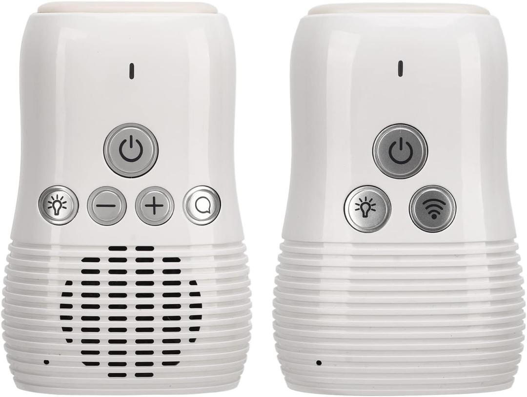 Audio Baby Monitor, 2.4GHz Two Way Talk Smart Baby Monitor, Night Light Audio Monitor for Baby Care, Noise Detection, 20 Hours Standby Time