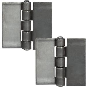 Ilyapa Heavy Duty 4x4 Weldable Gate Hinge - Pack of 2 Butt Hinges, for Heavy Gate Doors, Weld On Door Hinge Durable Weld On Hinges