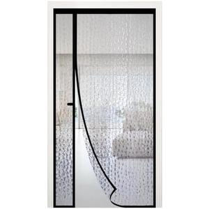 RELIANCER Magnetic Thermal Insulated Door Curtain,Waterproof EVA Door Cover,Left Right Side Opening,Fit Doors Size 30"x80",Self-Closing Insulated Doorway Curtain,Patio Auto Close Thermal Doors Screen
