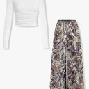 Voxikodex Size 7 8 Years Girls Clothes 2 Piece Long Sleeve T-Shirt Top Grey High-Waisted Pants Fashion Little Girls Fall Winter Outfits Set 9-10T