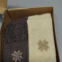 NORDIC Socks 2 Pairs, Premium 70% Merino Wool, Thermal Knee High Socks for Men & Women, Winter socks, Warm Knee Highs (Medium, Earth)