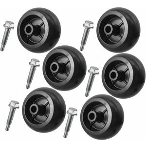 Parts 4 Outdoor Aftermarket Deck Wheels and Hardware 6Pk Replacement for Bad BOY 15172 018-0010-00 022-1000-00 022-5234-98 Parts 4 Outdoor Aftermarket Deck Wheels and Hardware 6Pk Replacement for Bad BOY 15172 018-0010-00 022-1000-00 022-5234-98